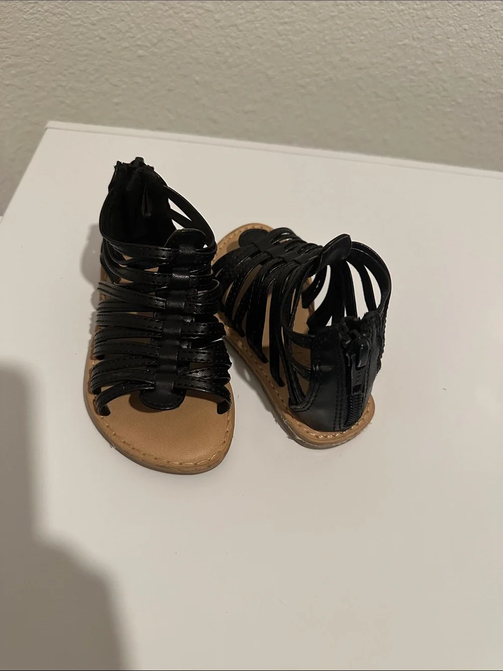 Old Navy Black Strappy Kids Sandals